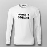 Scrum Master To The Rescue: Agile Leader Tee