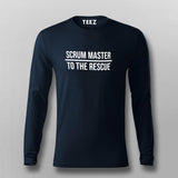 Scrum Master To The Rescue: Agile Leader Tee