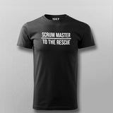 Scrum-Master-To-The-Rescue-T-Shirt For Men online india