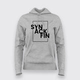 SYNACKFIN Logo Hoodie For Women Online Teez 