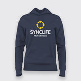 SYNCLIFE Not Devices Programmers Hoodies For Women