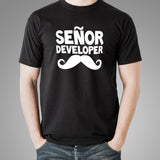 Señor Developer - Senior Developer T-Shirt For Men Online