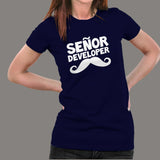 Señor Developer - Senior Developer T-Shirt For Women