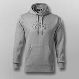 Single Line Bicycle Funny Hoodies For Men Online India