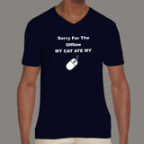 Cat Ate Mouse - Funny Tech Men's T-Shirt