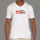 Sound Engineer V Neck T-Shirt For Men online india