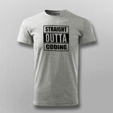 Straight Outta Coding T-Shirt - Freshly Compiled