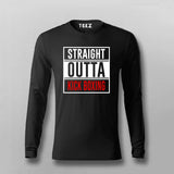 Straight outta kick boxing T-shirt For Men