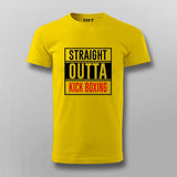 Straight outta kick boxing T-shirt For Men