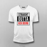 Straight outta kick boxing T-shirt For Men