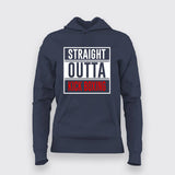 Straight outta kick boxing Hoodies For Women