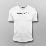 Sysadmin Dev Null Vneck T-Shirt For Men Online