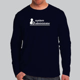 System Administrator Guru T-Shirt - Manage with Power