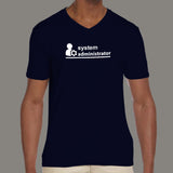 System Administrator V Neck T-Shirt For Men Online India