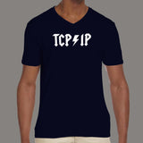 TCP IP Band V Neck T-Shirt For Men Online India