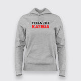 Tera Bhi Katega Funny Hoodies For Women Online India