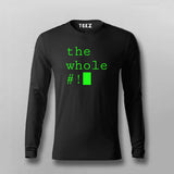 The Whole # Funny Full Sleeve T-shirt For Men Online Teez