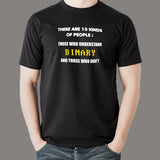 10 Types Of People Those Who Understand Binary T-Shirt For Men Online India