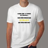 Binary Understanding T-Shirt - 10 Types of People