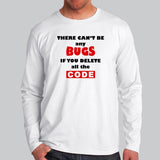 Funny Coding Men’s Full Sleeve T-Shirt Online India