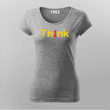 Think Chess T-Shirt For Women