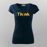 Think Chess T-Shirt For Women