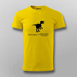 Velociraptor T-shirt For Men