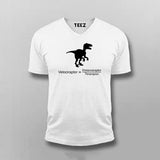 Velociraptor T-shirt For Men