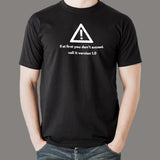 Version 1.0 Developer Men's T-Shirt - Iterating to Perfection