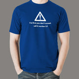 Version 1.0 Developer Men's T-Shirt - Iterating to Perfection