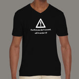 Version 1.0 Developer Men's T-Shirt - Iterating to Perfection