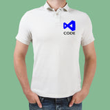 Visual Studio Code Polo T-Shirt For Men Online India