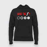 What The F? Fun Photographer's Women's Hoodie