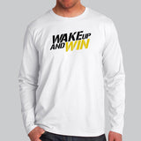 Wake Up And Win Men's Motivation T-shirt