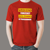 Weekend Forecast - Relaxing Geek Style Men's Tee