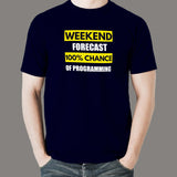 Weekend Forecast - Relaxing Geek Style Men's Tee