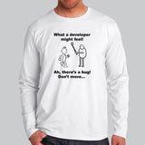 Developer Vs Tester What A Developer Might Feel Funny Full Sleeve For Men Online India