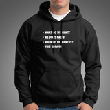 When do we want it? This sprint! Hoodies For Men India