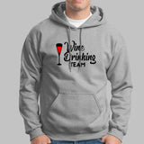 Wine Drinking Team T-Shirt For Men