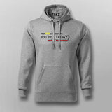 YOUR FUTURE IS CREATED BY WHAT  YOU DO TODAY NOT TOMORROW Hoodies For Men