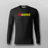 akrapovic logo T-shirt For Men