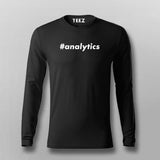 #analytics T-Shirt For Men