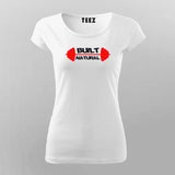 Built Natural Gym  T-Shirt For Women