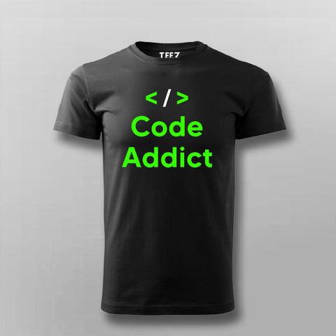 Code Addict Coding T-shirt For Men Online India 