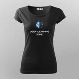 Deep Learning Zone T-Shirt For Women