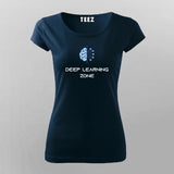 Deep Learning Zone T-Shirt For Women