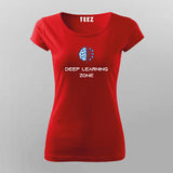 Deep Learning Zone T-Shirt For Women