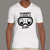 Gamer's Never Sleep - Men's T-Shirt