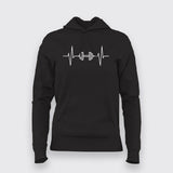 Dumbbell Heartbeat Hoodies For Women Online India