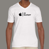 Ios Developer V Neck T-Shirt For Men India